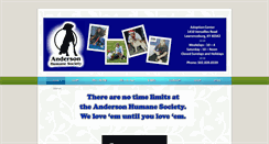 Desktop Screenshot of andersonhumane.org